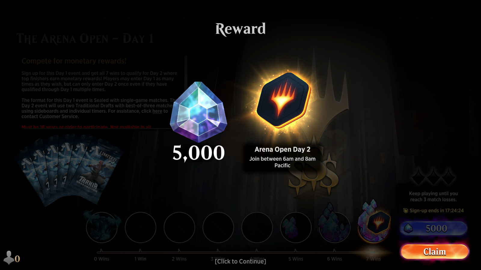 Magic Arena Open: 7-1 with 5-colour Dragon soup Sealed Deck